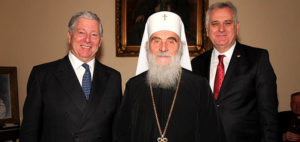 JKW Książę Aleksander, Jego Świątobliwość Patriarcha Irinej, JE Tomislav Nicolic Prezydent Serbii